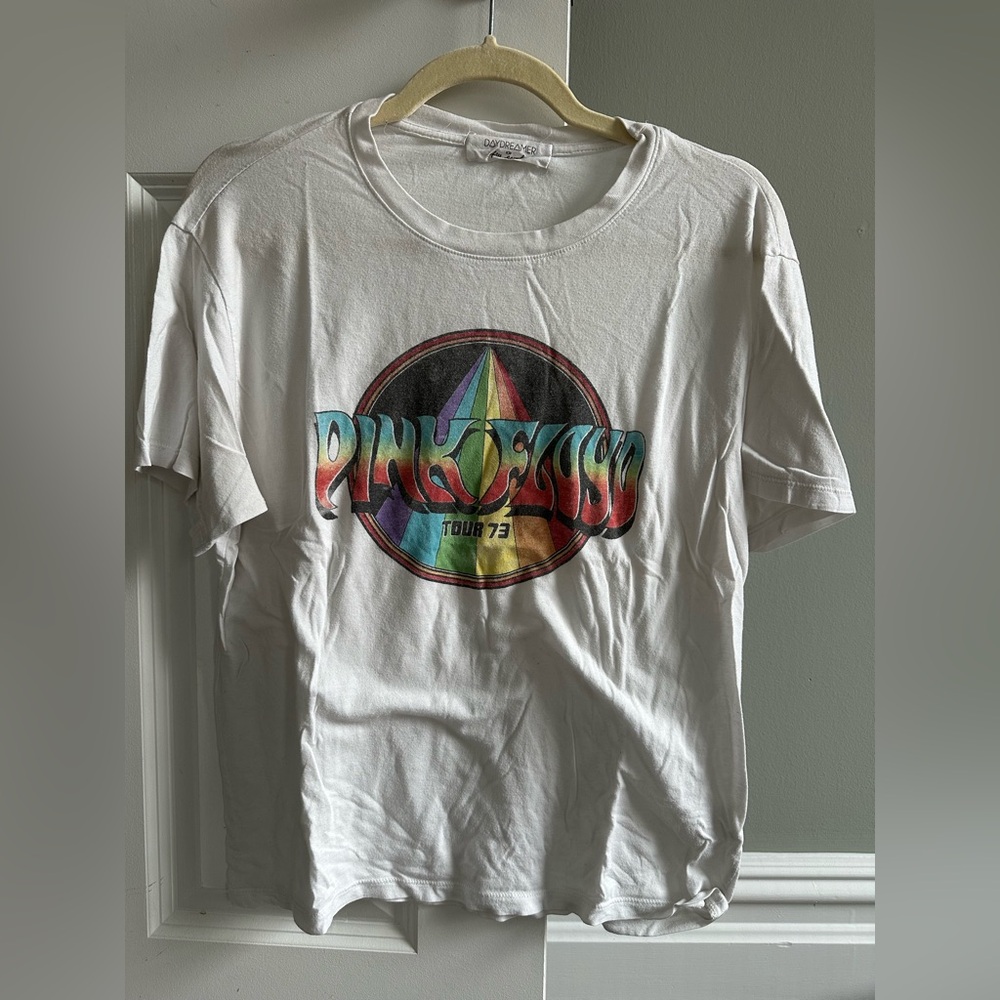 Daydreamer for Free People Pink Floyd Tour 73 Graphic Tee Small
